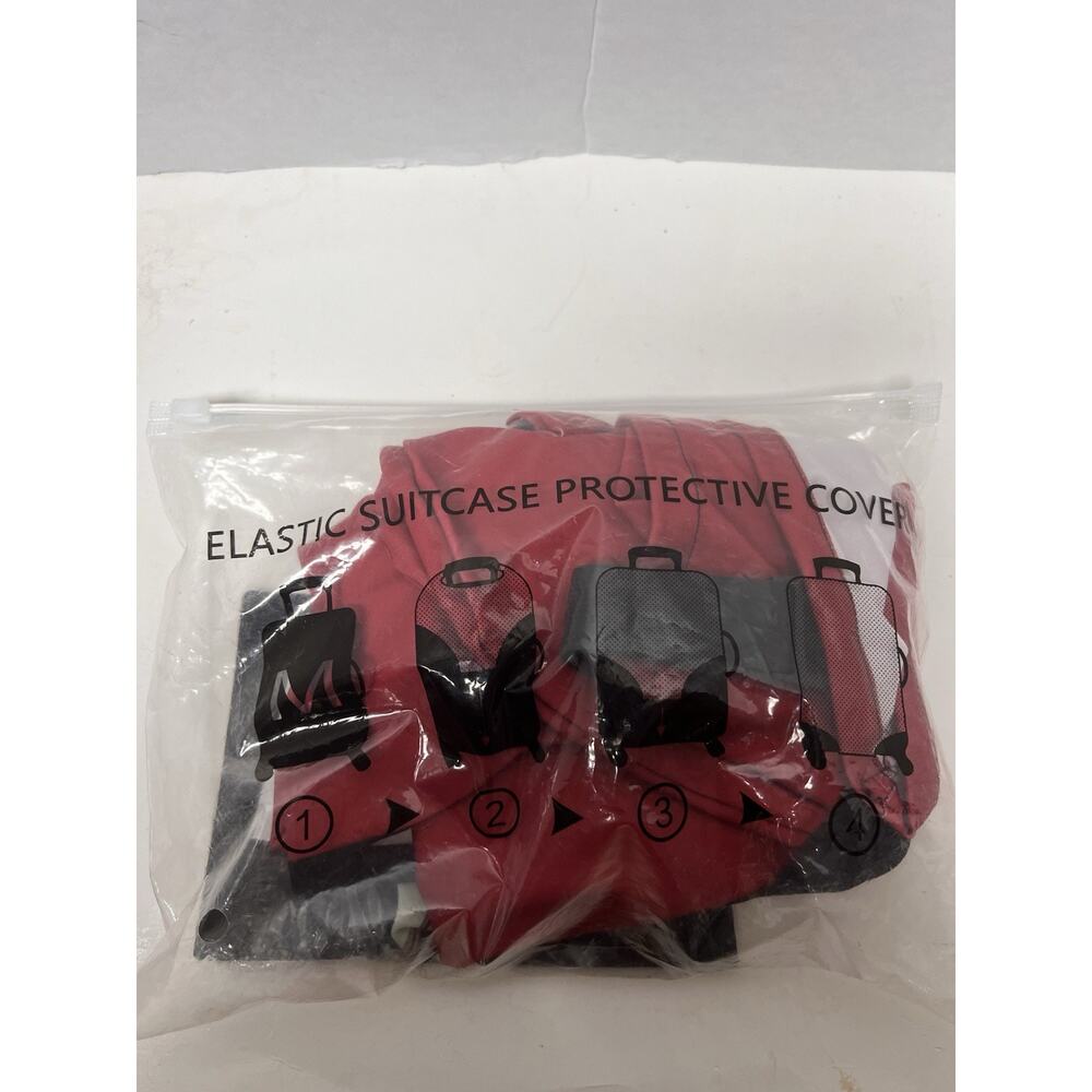 Elastic Suitcase Protective Cover Size M Check Pics Funny Don’t Touch Me - Picture 10 of 10